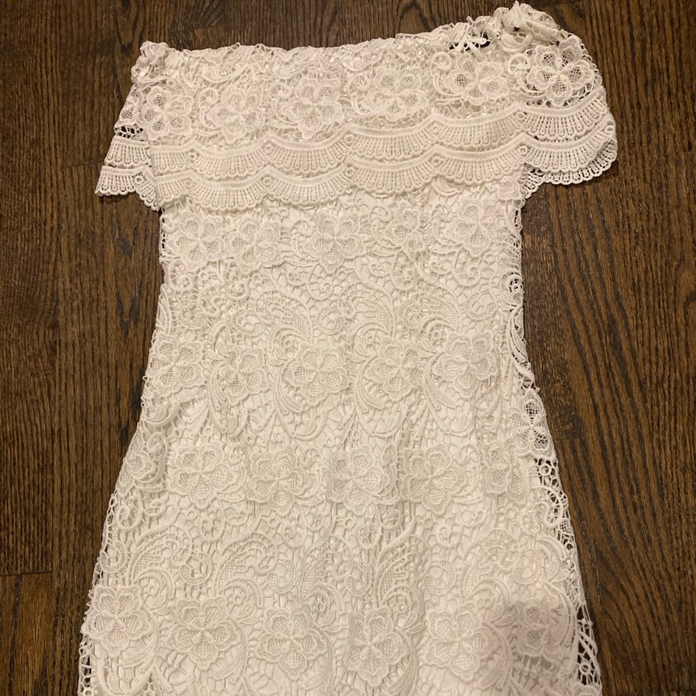 Strapless Lacey dress